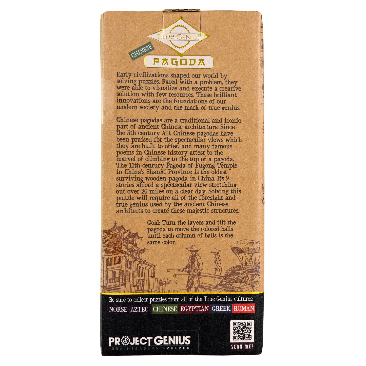 Chinese Pagoda – Turn & Tilt Tower Puzzle