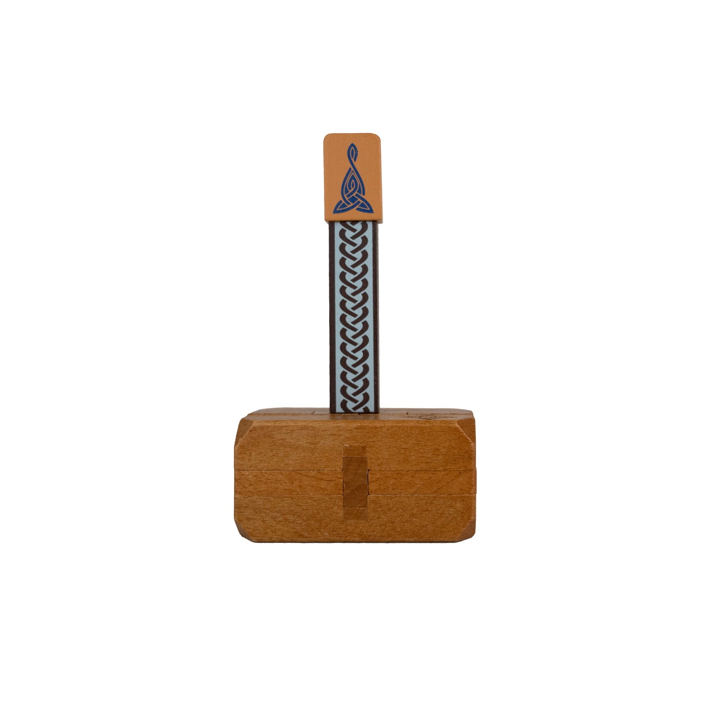 Thor's Hammer - Norse Wooden Brain Teaser