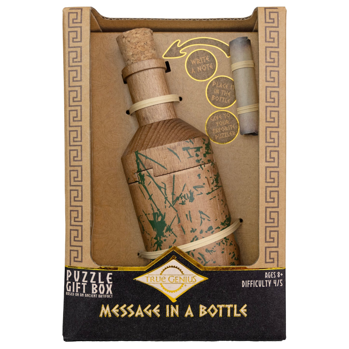 Message in a Bottle - Secret Puzzle Box. A fun secret-compartment puzzle.