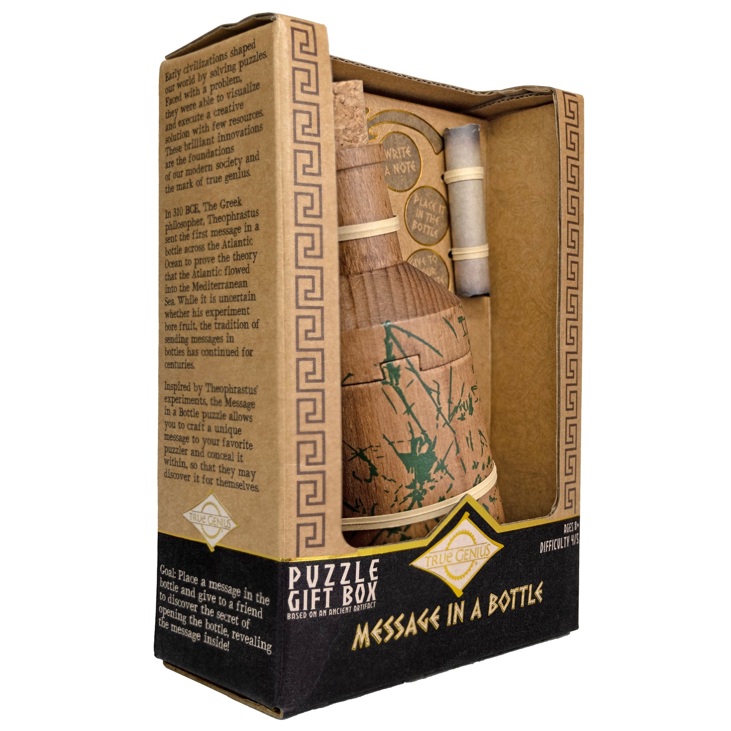 Message in a Bottle - Secret Puzzle Box. A fun secret-compartment puzzle.