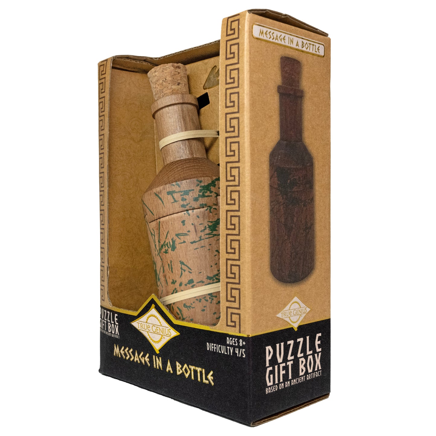 Message in a Bottle - Secret Puzzle Box. A fun secret-compartment puzzle.