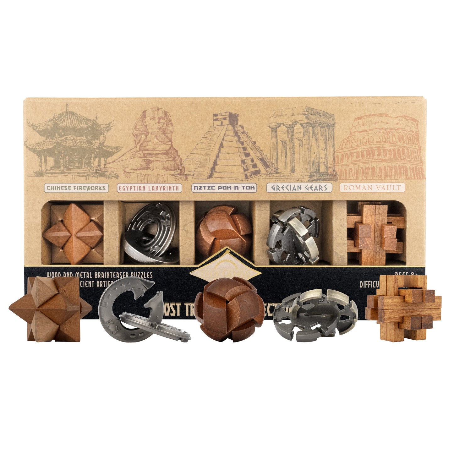 Lost Treasure Collection - 5-Pack of Brainteasers